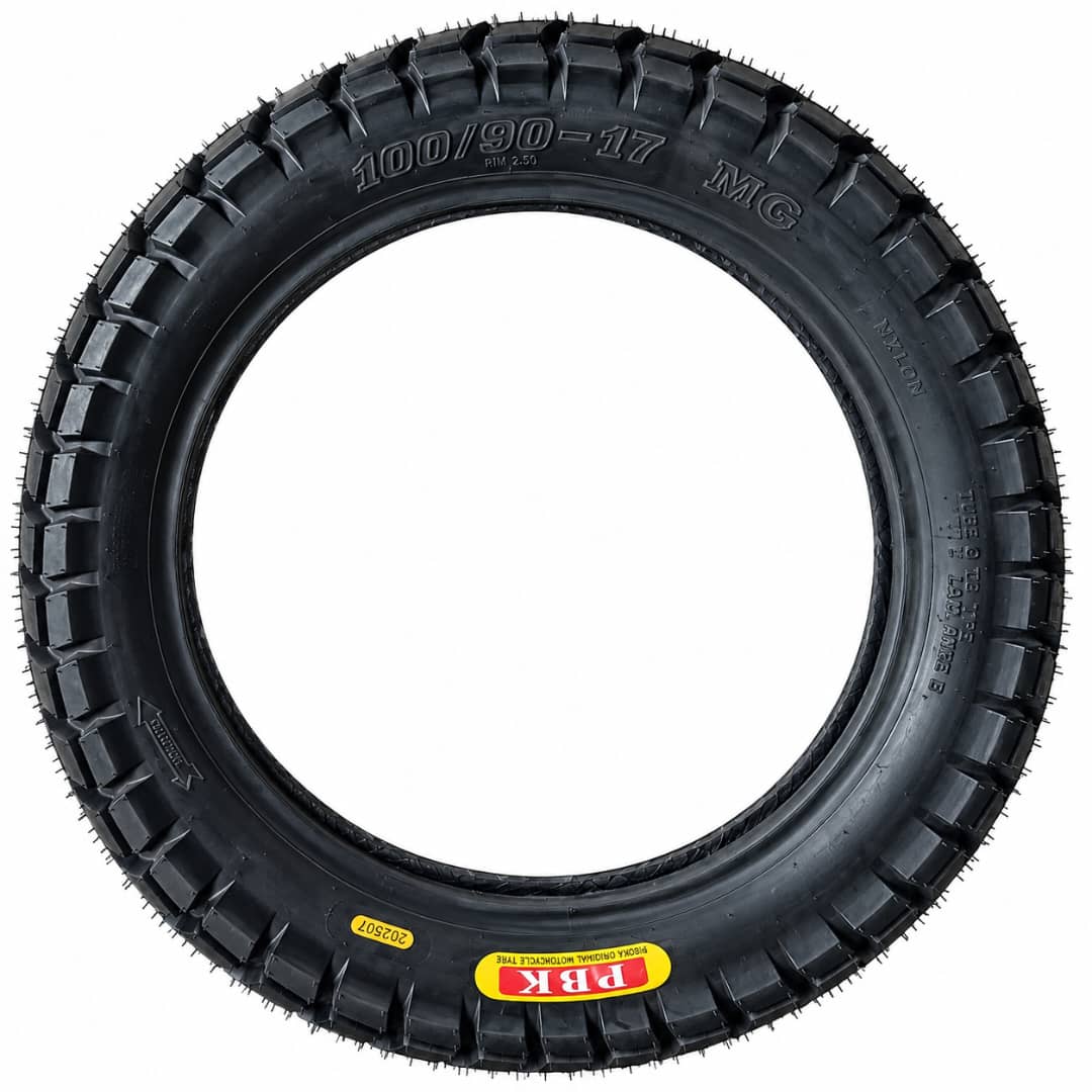 Pneu arrière MG 100/90-17 pour moto Boxer, Tvs et Foka-Foka - Image 2