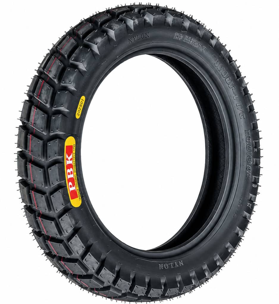 Pneu arrière MG 100/90-17 pour moto Boxer, Tvs et Foka-Foka